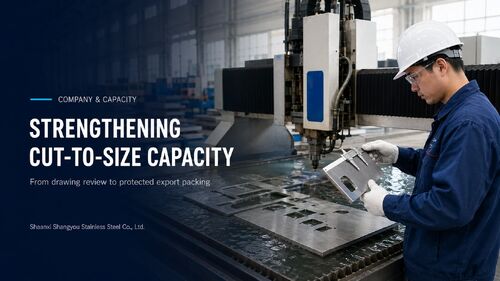 Latest company news about Shangyou Strengthens Stainless Steel Cut-to-Size Processing Capacity
