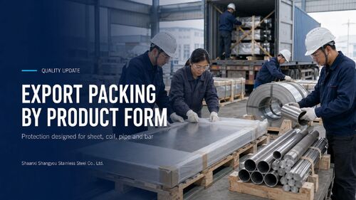 Latest company news about Export Packing Standards for Stainless Steel Sheet, Coil, Pipe and Bar