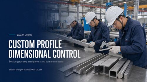 Latest company news about Dimensional Inspection for Custom Stainless Steel Profiles
