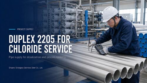 Latest company news about Duplex 2205 Stainless Steel Pipe Supply for Chloride Service Projects