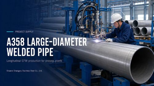 Latest company news about ASTM A358 Large-Diameter Welded Pipe for Process Plant Projects