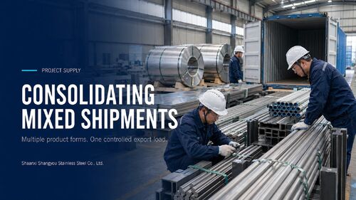 Latest company news about Mixed Stainless Steel Shipment Consolidation for Overseas Distributors