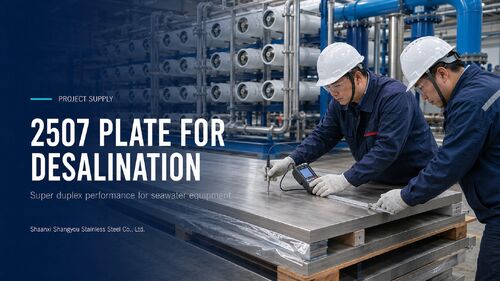 Latest company news about 2507 Super Duplex Plate Supply for Desalination Equipment