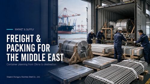 Latest company news about Export Freight and Packing Planning for Stainless Steel Orders to the Middle East
